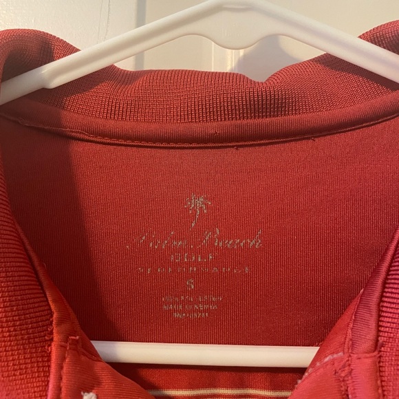 Palm Beach Men’s collared golf shirt, short sleeves. Burnt orange color. Sz S - Picture 3 of 5